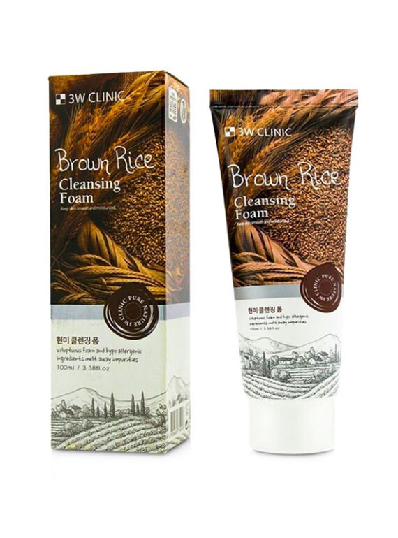 3W Clinic Brown Rice Cleansing Foam – 100ml