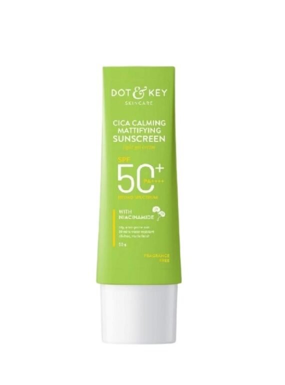 Dot-and-Key-Cica-Calming-Mattifying-Sunscreen-SPF-50-PA-with-Niacinamide-50g