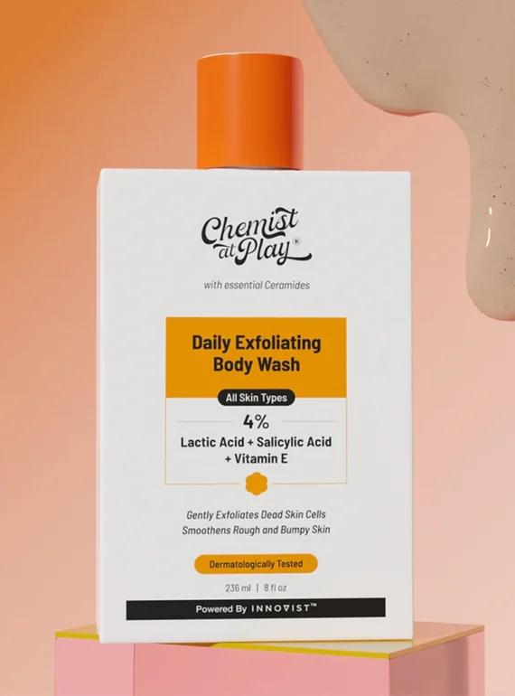 Chemist at Play Exfoliating Body Wash with Lactic Acid 236ml