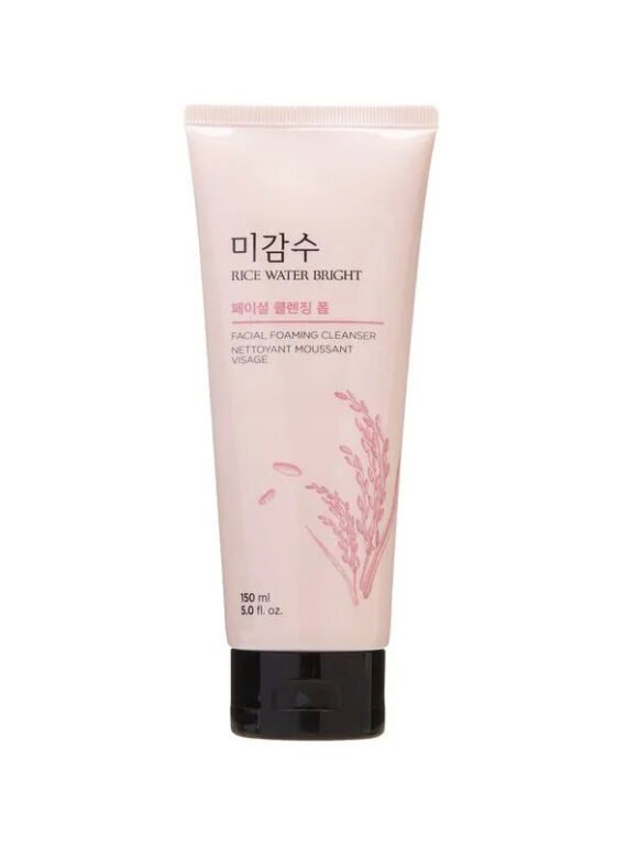 The-Face-Shop-Rice-Water-Bright-Facial-Foaming-Cleanser-1