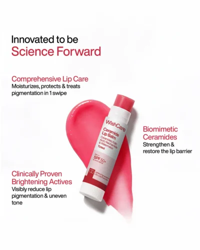 WishCare Ceramide Tinted Lip Balm with SPF 50 PA+++ 5g